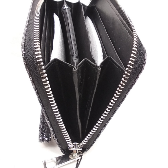 BCBG Kalina Black Glitter Wristlet Boxed NIB - Picture 11 of 11